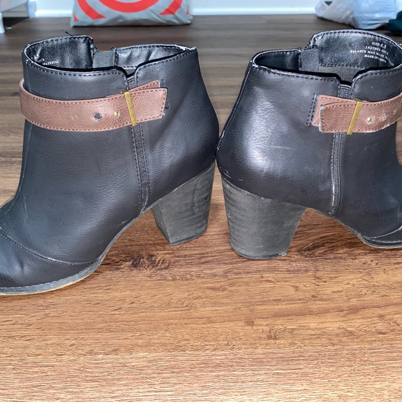 Black and Brown Booties - Picture 3 of 4